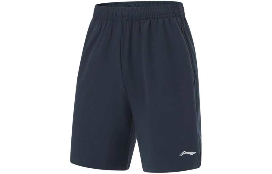 Li-Ning Li Ning Fitness Series Casual Shorts Men's Dark Black Blue