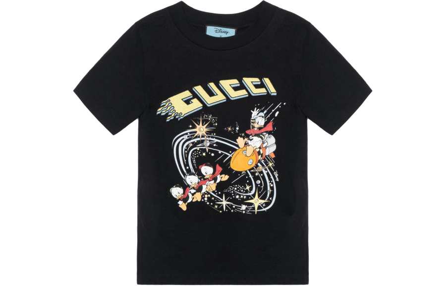 GUCCI X Disney Donald Duck Rocket T Shirt Black/Multi