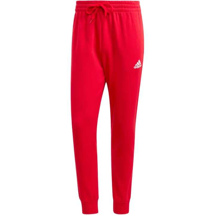 Adidas Adidas Essentials Fleece Regular Tapered Joggers Casual Pants Men's Scarlet