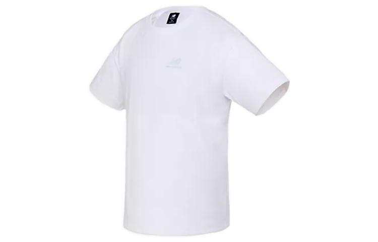 New Balance New Balance NBX T Shirts Women's White Crew Neck Moderate Straight Fit