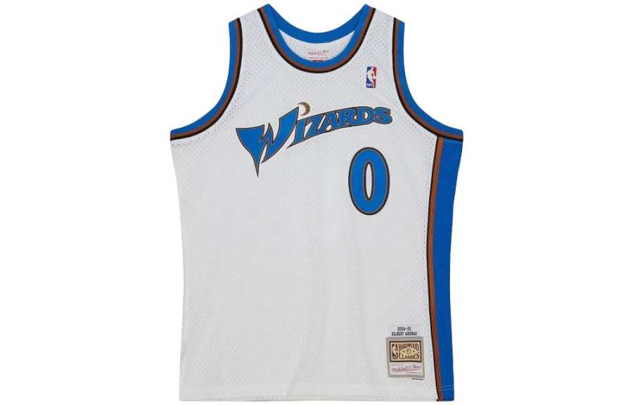 Mitchell Ness Mitchell Ness Basketball Jerseys Men's White Moderate Other