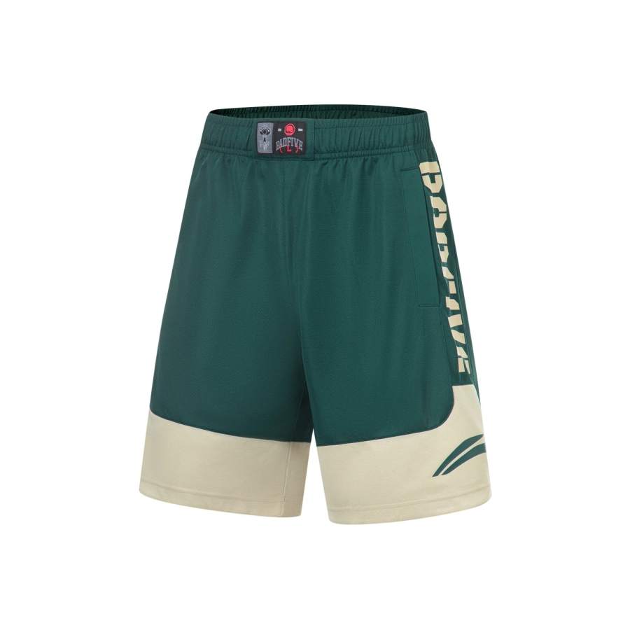 Li-Ning Li Ning Badfive Sports Shorts Men's Vibrant Green