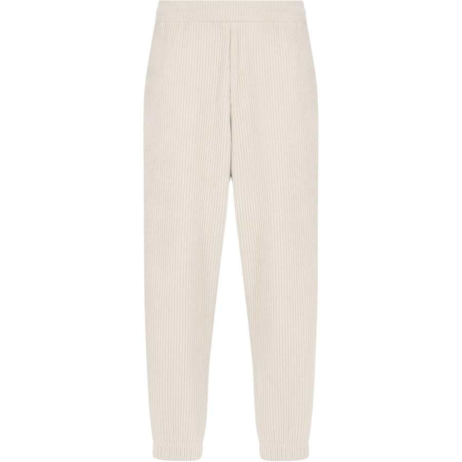 EMPORIO ARMANI Ribbed Velour Joggers