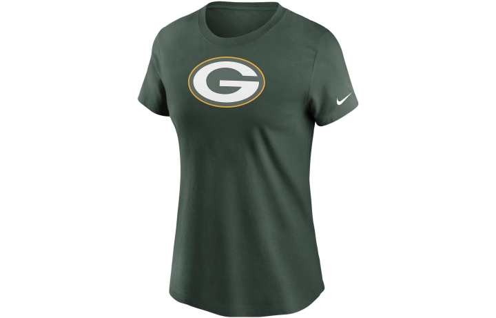 Nike Nike T Shirts Women's Olive Crew Neck Moderate Other