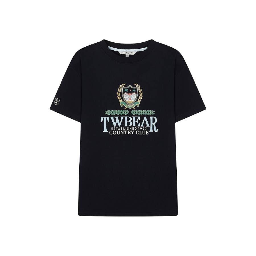 Teenie Weenie T Shirts Women's Crew Neck Moderate Straight Fit