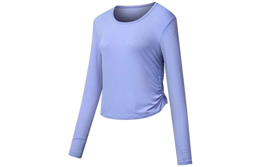 Saucony T Shirts Women's Resurrection Egg Purple Crew Neck Moderate Other