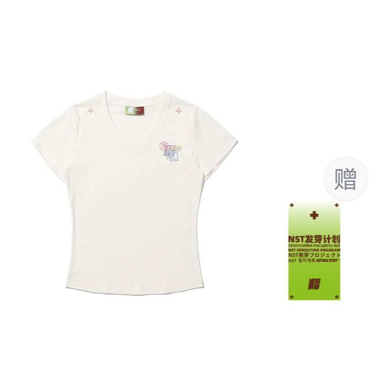 NSTNEW START Set in Sleeve T Shirt Women's