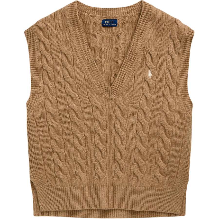 Polo Ralph Lauren V Neck Cable Knit Vest