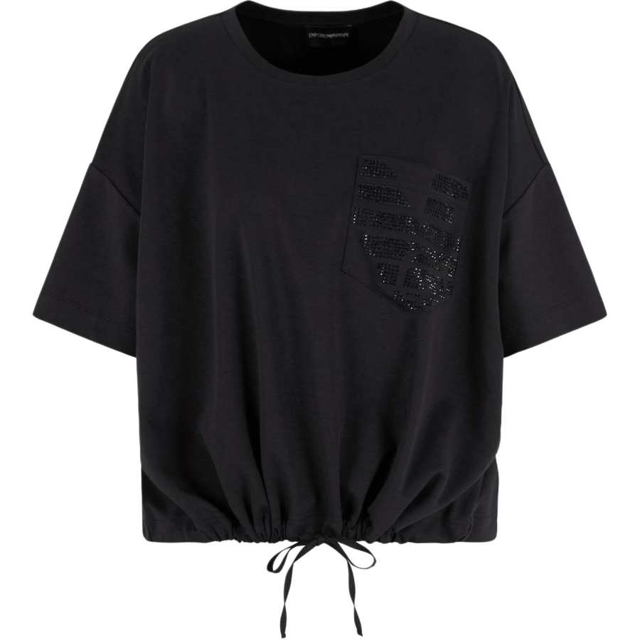 EMPORIO ARMANI Logo embellished T shirt