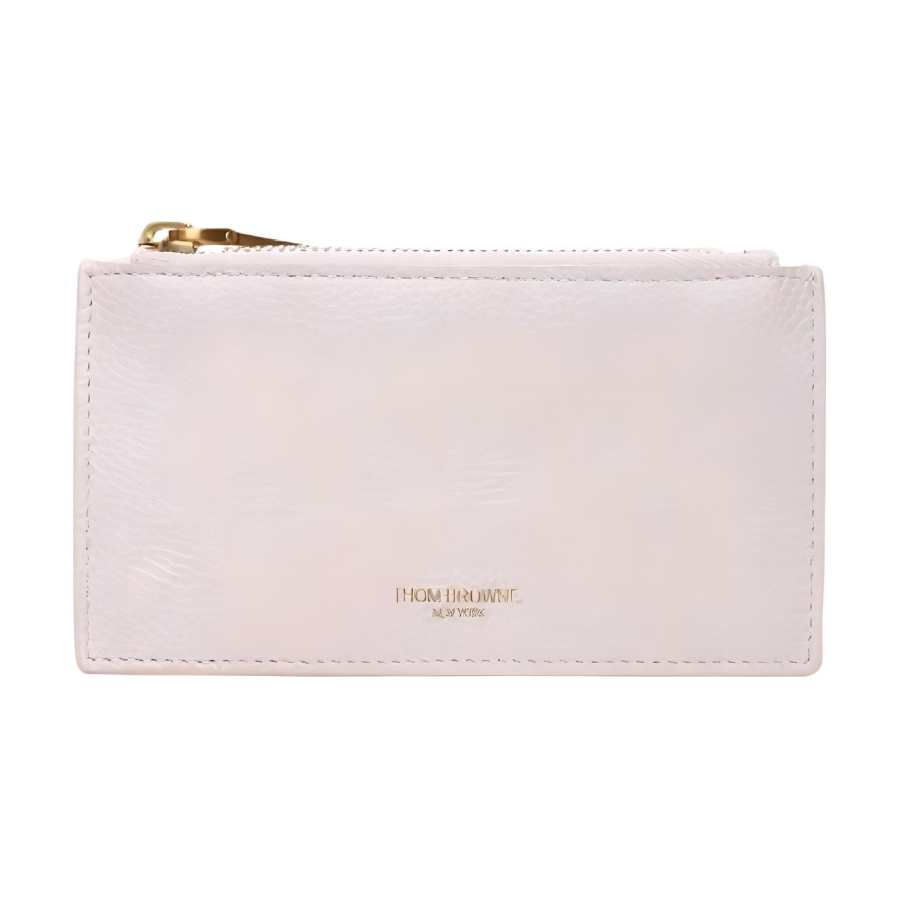 THOM BROWNE THOM BROWNE· Leather Card Holder Women's Light Pink
