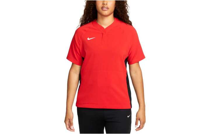 Nike Nike T Shirts Women's Red V Neck Moderate Other