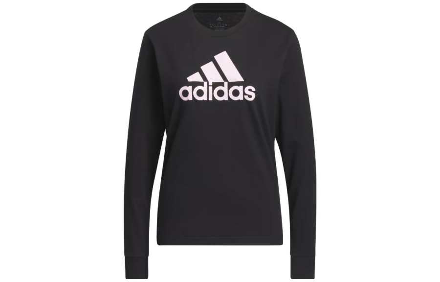 Adidas Adidas T Shirts Women's Black Crew Neck Moderate Straight Fit