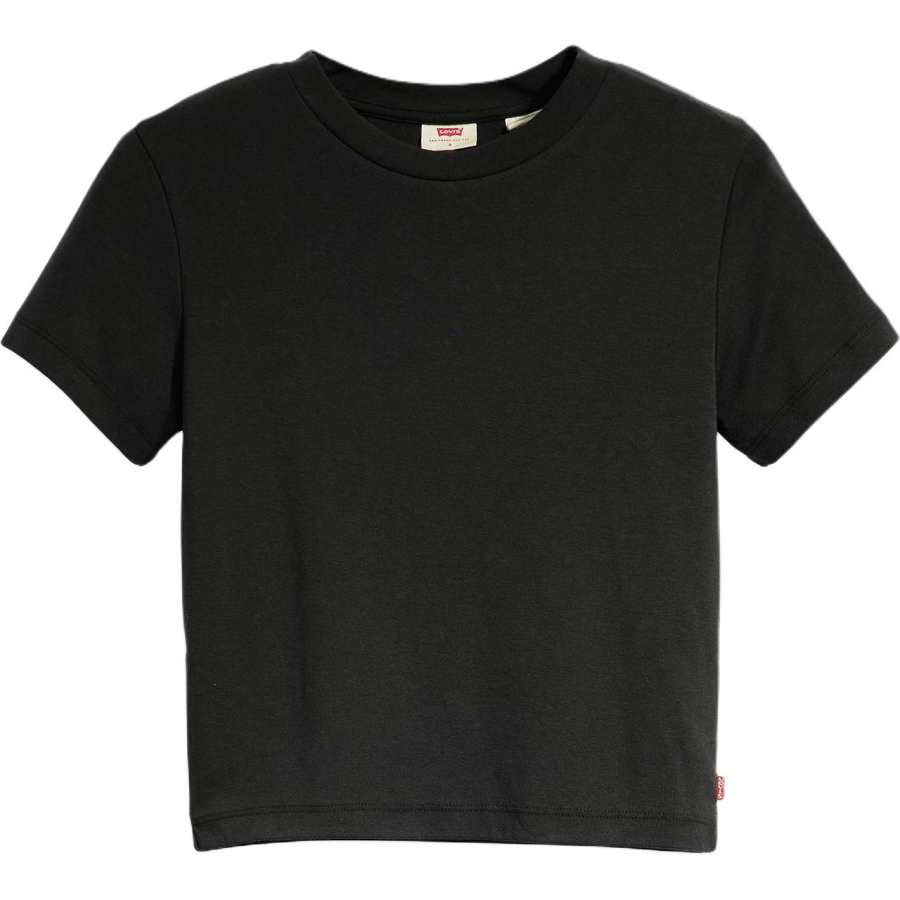 Levis T Shirts Women's Black Crew Neck Moderate Other