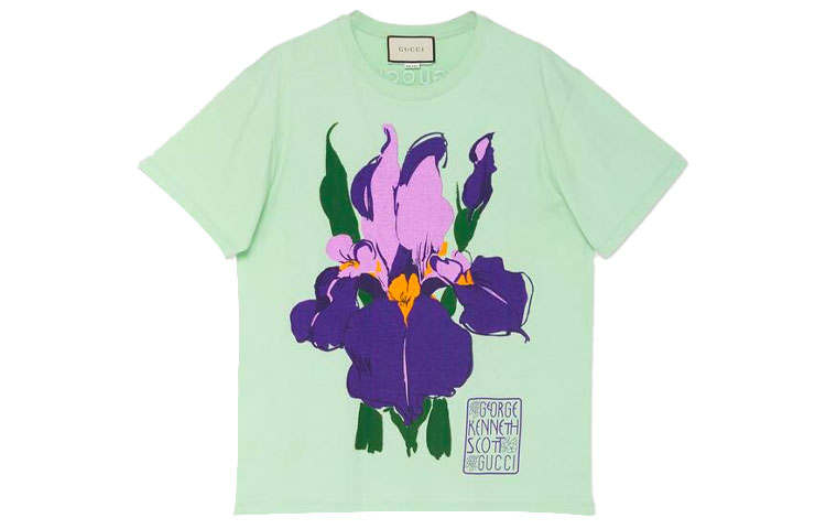 GUCCI Epilogue Collection T Shirt Women's Mint Green