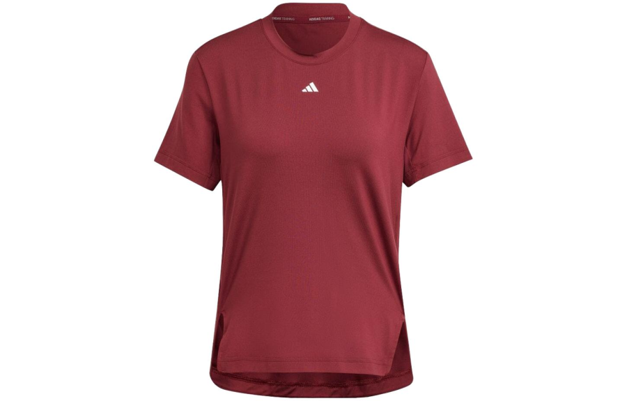 Adidas Adidas T Shirts Women's Burgundy Crew Neck Moderate Other
