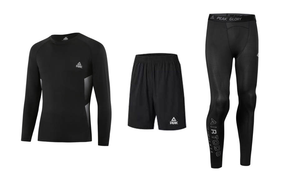 PEAK PEAK Fitness Sets Men's Crew Neck Thin