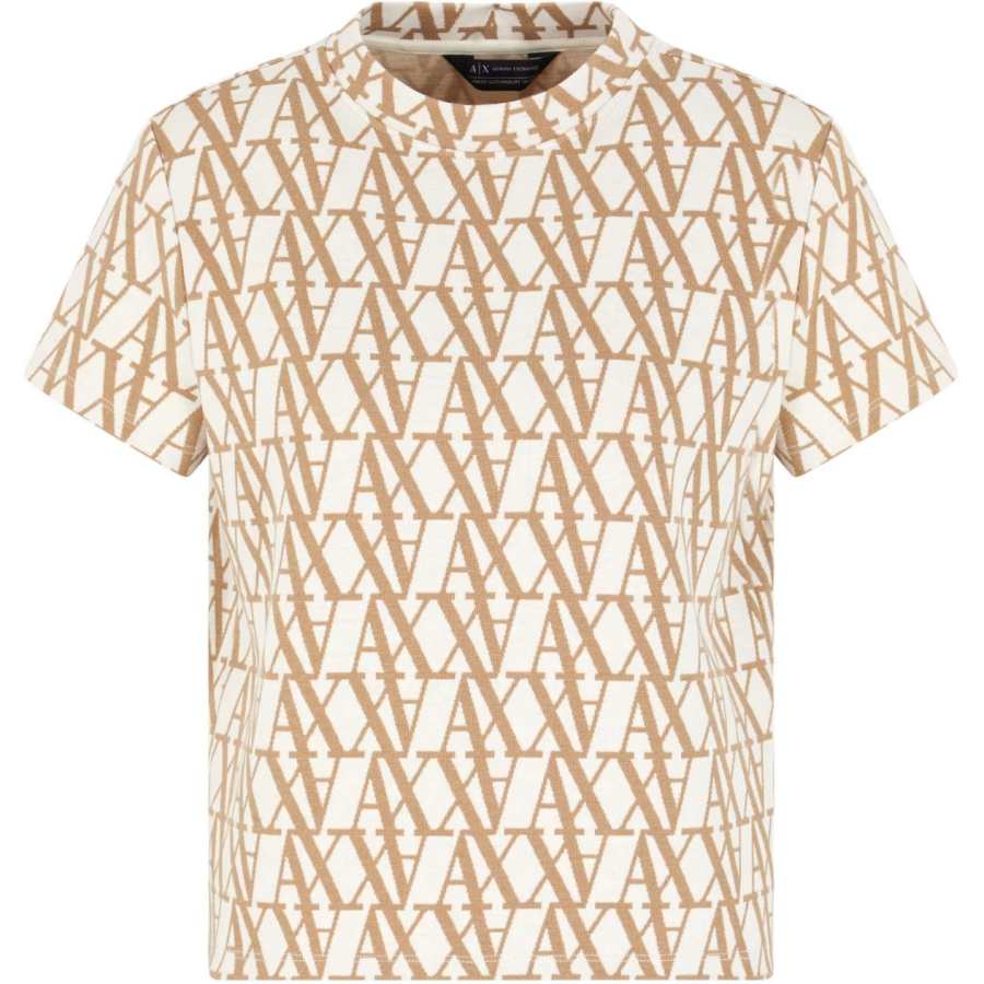 ARMANI EXCHANGE ARMANI EXCHANGEAE Regular T Shirt Women's Beige Yellow