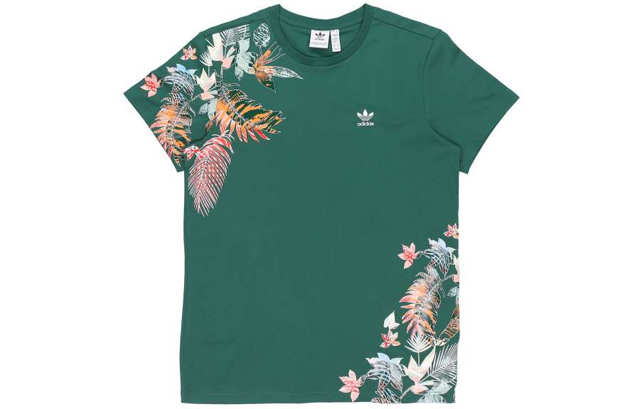 Adidas Originals T Shirt Women's Forest Green