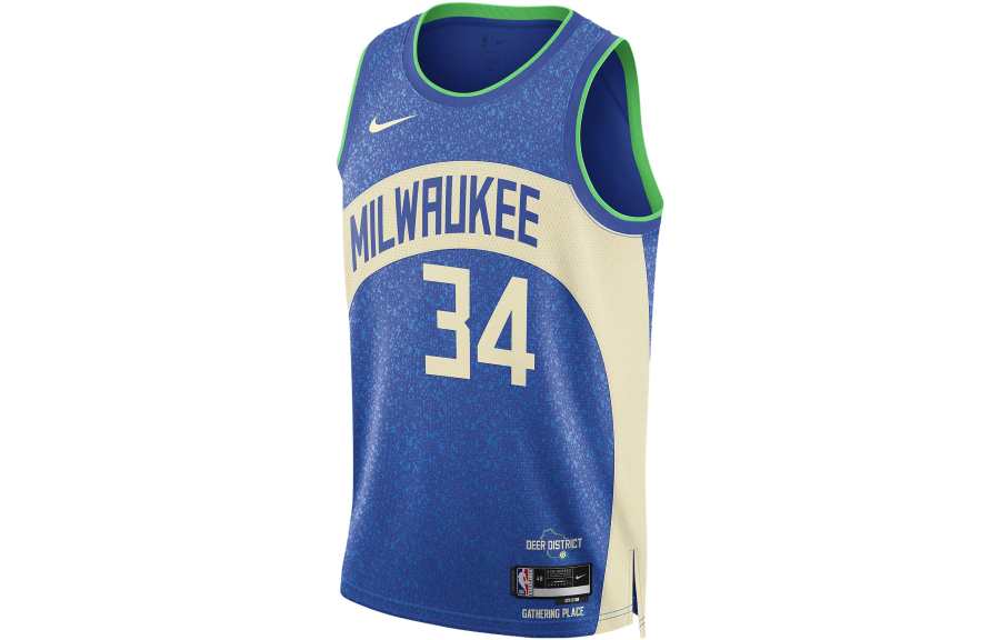 Nike Nike Nba Milwaukee Bucks Giannis Antetokounmpo City Edition 23/24 Swingman Jersey