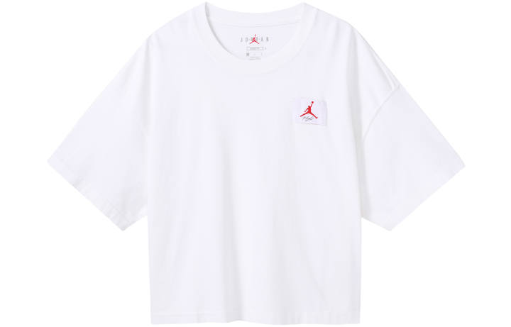 Jordan Jordan Drop Shoulder Sleeve T Shirt Women's White