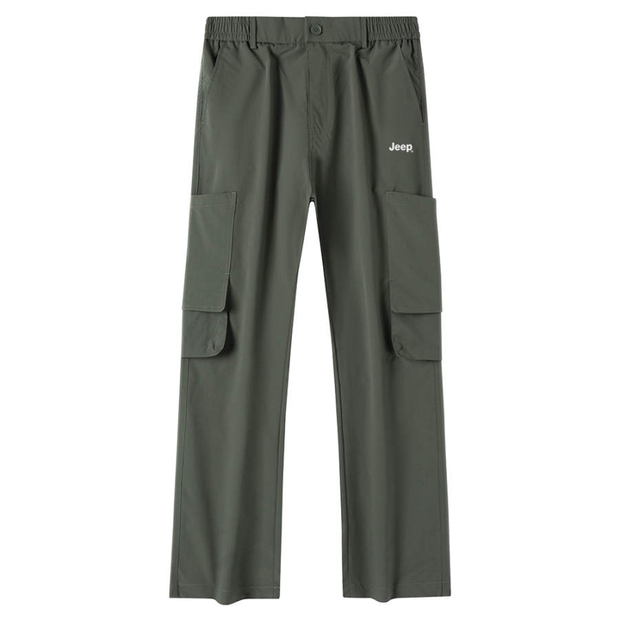 Jeep Casual Pants Unisex Thin Straight Fit Pants