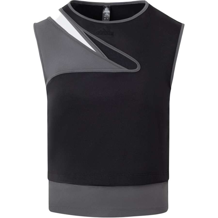 Adidas Adidas Tank Tops Women's Black Crew Neck Moderate Straight Fit