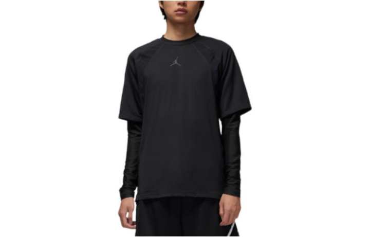 Jordan Jordan T Shirts Men's Black Moderate Straight Fit