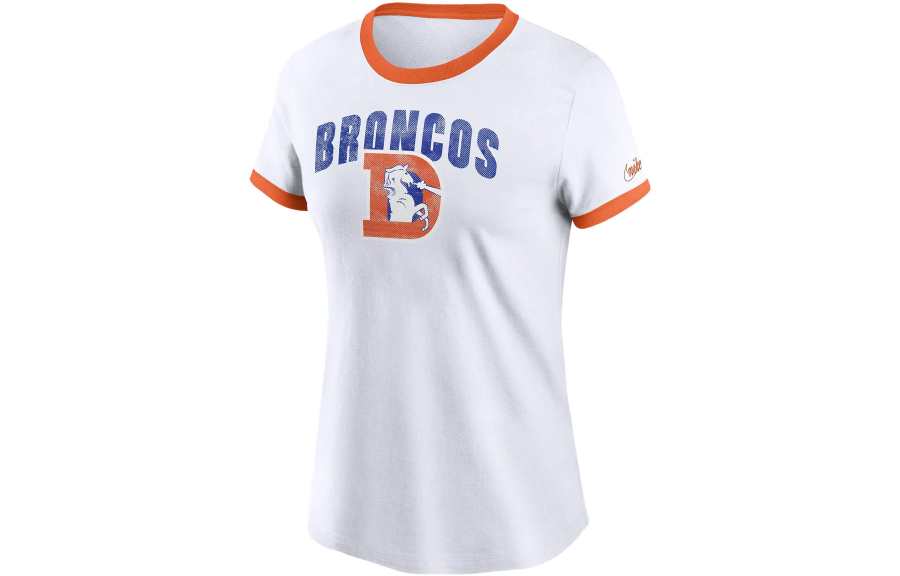 Nike Nike T Shirts Women's White Crew Neck Moderate Straight Fit