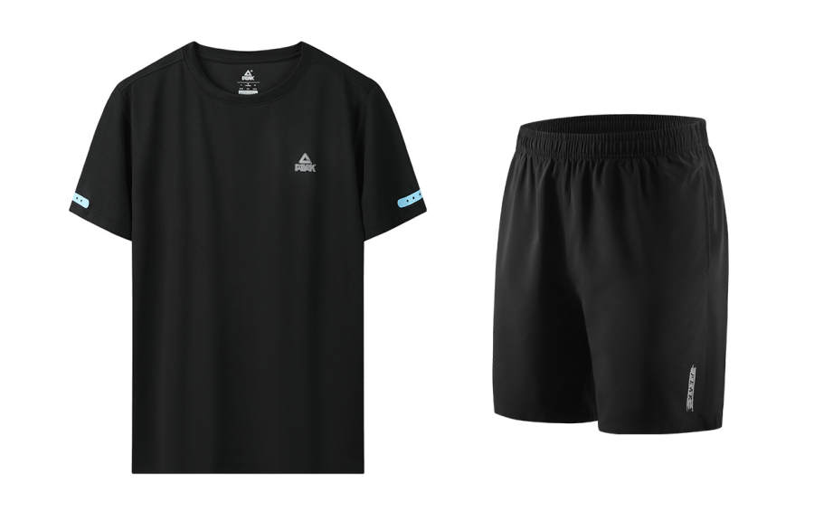 PEAK Fitness Sets Unisex Crew Neck Moderate