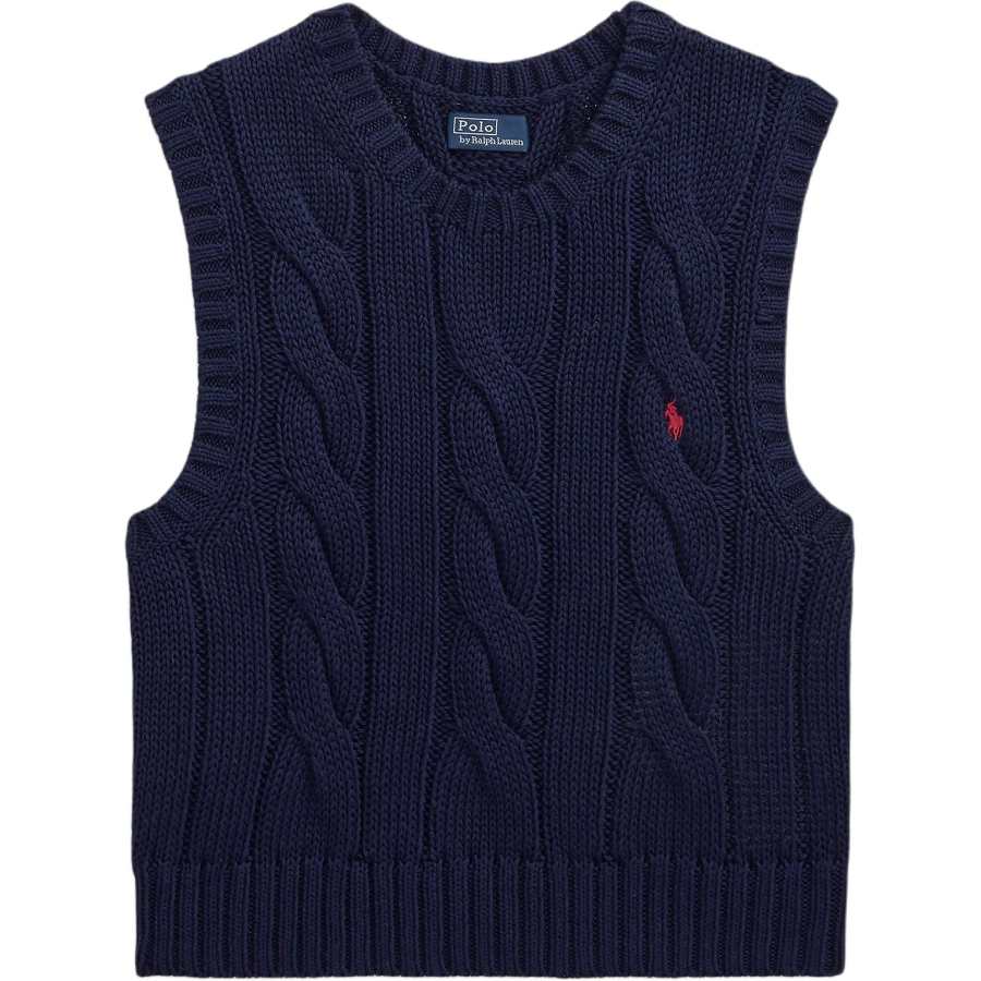 Polo Ralph Lauren Cable Knit Cropped Vest