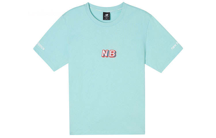 New Balance New Balance T Shirts Women's Green Crew Neck Regular Straight Fit