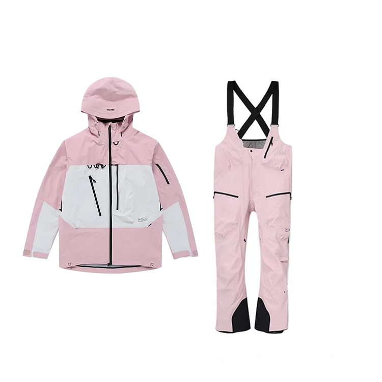 BURTON AK457 PRO Ski Suit Set Unisex Pink