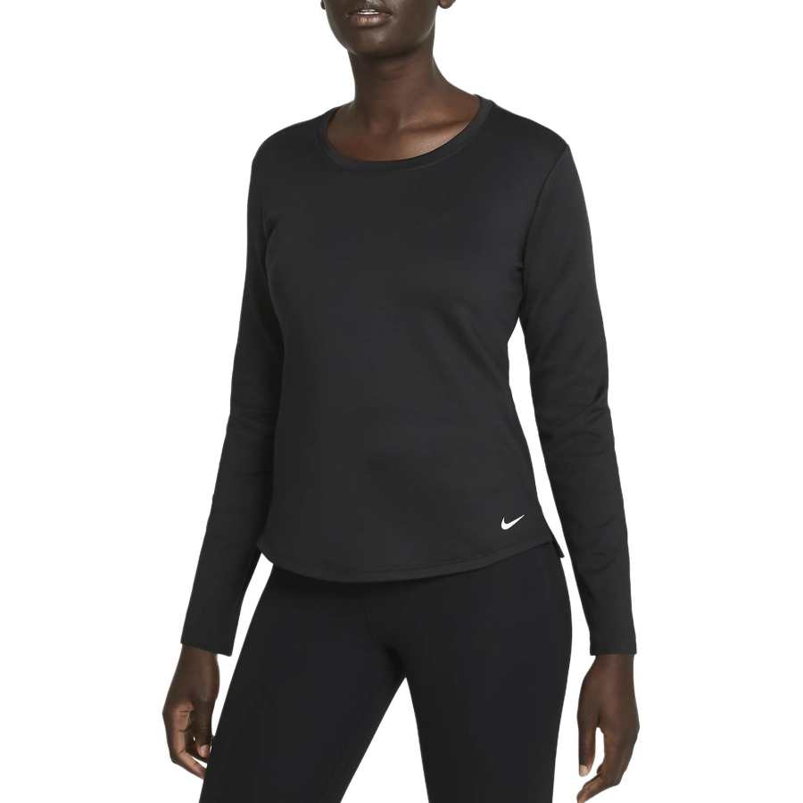 Nike Nike Therma FIT One T Shirts Women's Black Crew Neck Moderate Straight Fit