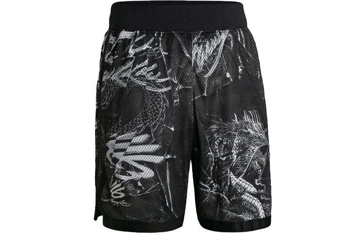 Under Armour x LIXIAOLONG,LIANMINGKUAN UA Chinese New Year Sports Shorts Men's Black