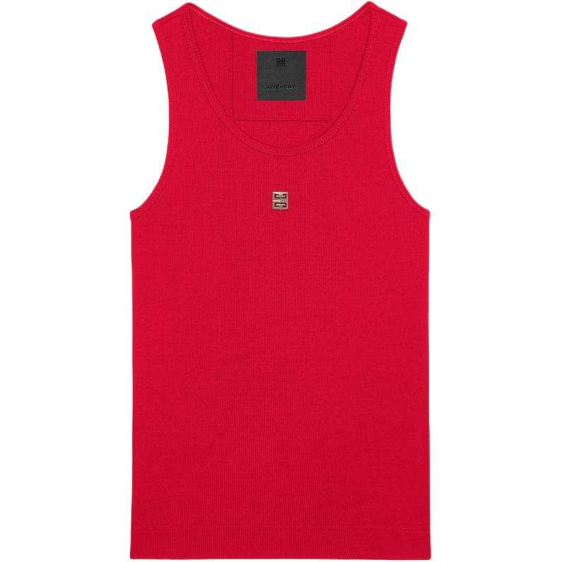 Givenchy Givenchy Tank Tops Women's Red Crew Neck Moderate Other