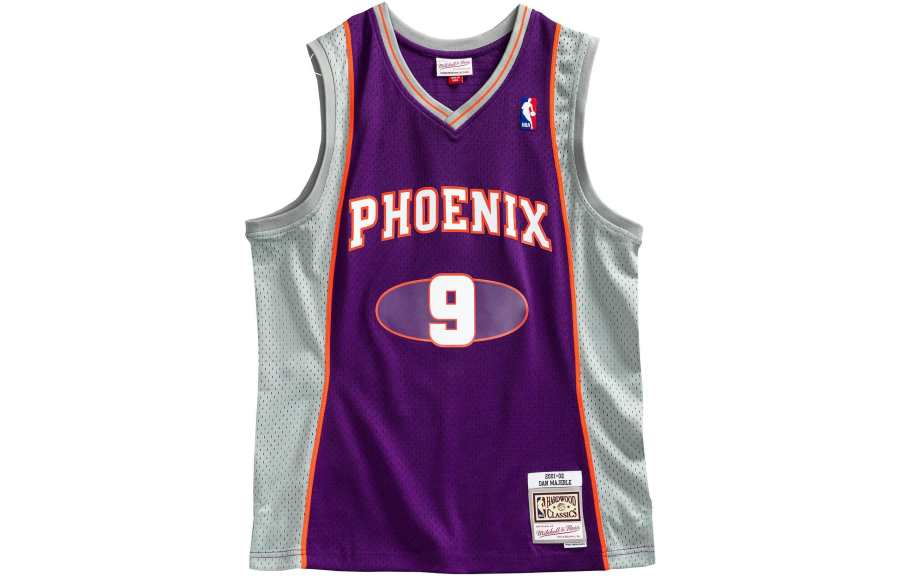 Mitchell Ness Mitchell Ness Basketball Jerseys Men's Purple Moderate Other