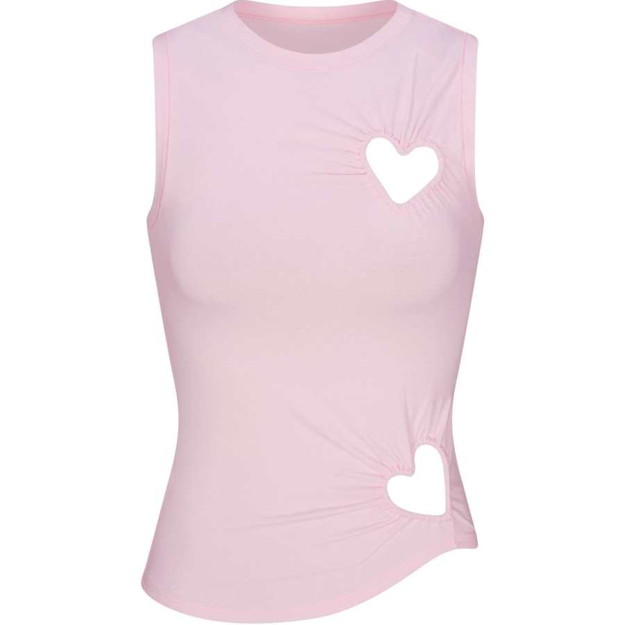 Skims Valentine's Day Collection SS25 Tank Top Women's CHERRY BLOSSOM/Cherry Blossom Pink