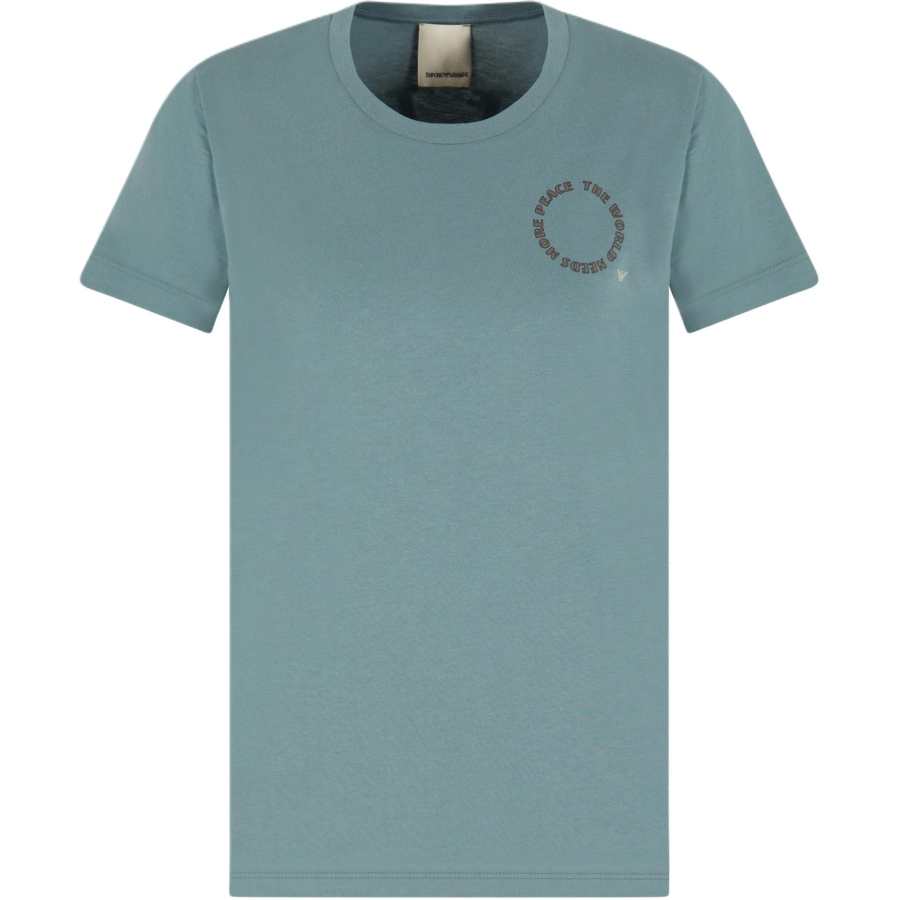 EMPORIO ARMANI Regular T Shirt Women's Pea Green