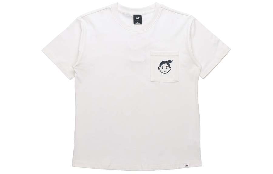 New Balance New Balance x Noritake Set in Sleeve T Shirt Women's White