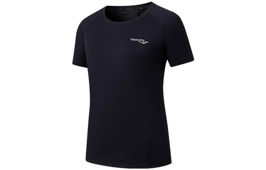 Saucony Raglan Sleeve T Shirt Women's Jet Black