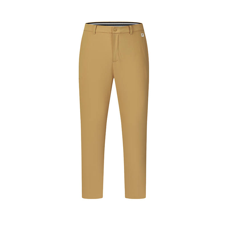 FILA Casual Pants Men's Yellow Tree Brown Moderate Straight Fit Pants