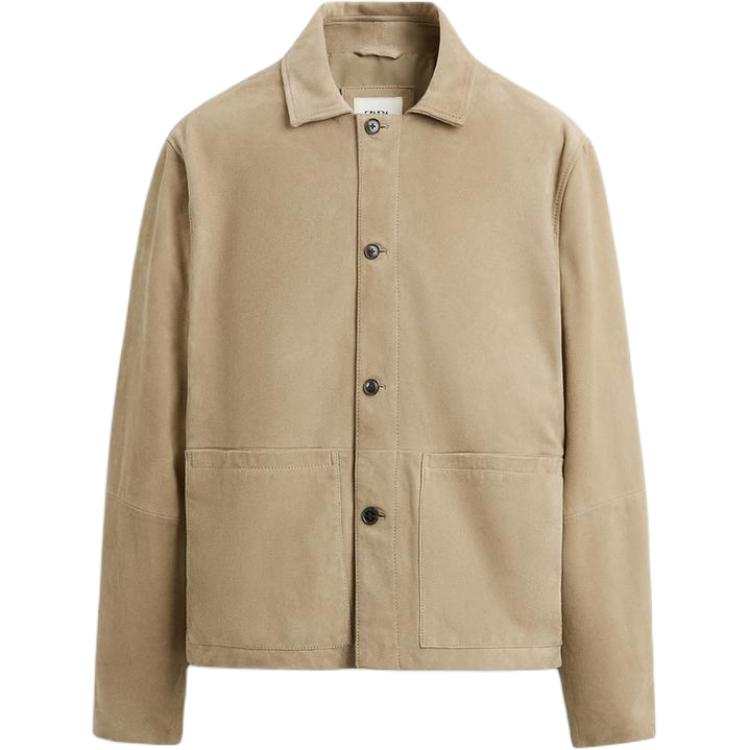 ZARA ZARA Jackets & Coats Men's Sand
