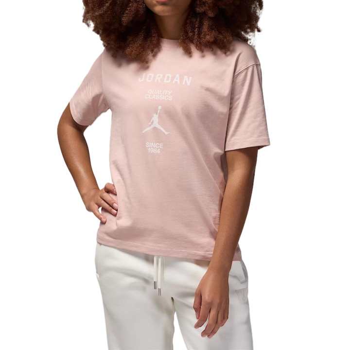 Jordan Jordan Drop Shoulder Sleeve T Shirt Women's Pink