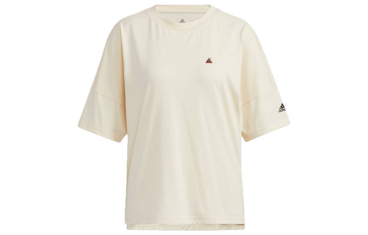 Adidas Adidas Drop Shoulder Sleeve T Shirt Women's Ecru