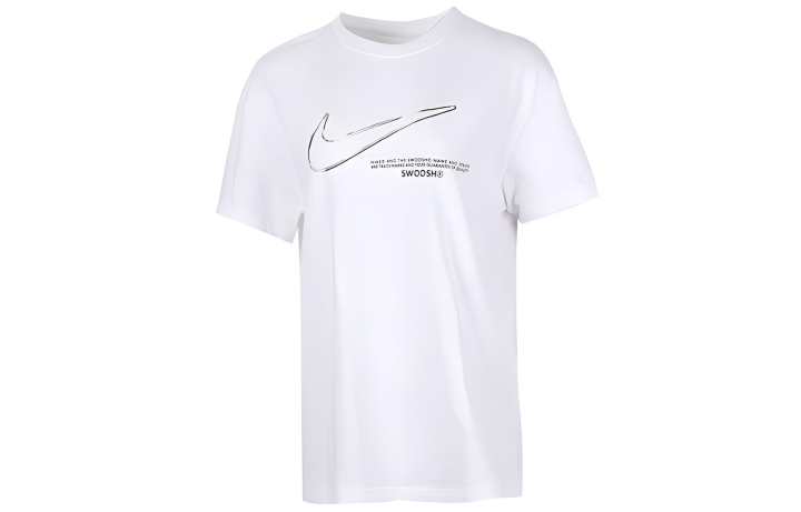 Nike Nike Drop Shoulder Sleeve T Shirt Women's White