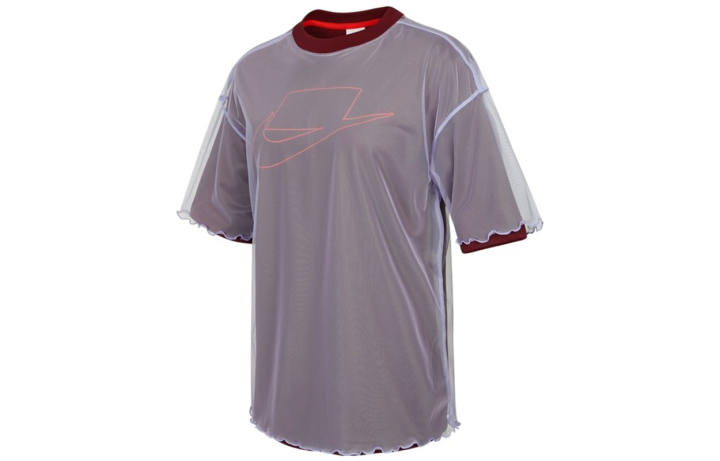 Nike Nike Drop Shoulder Sleeve T Shirt Women's Purple