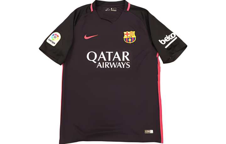 Nike Nike Barcelona Soccer Jerseys Men's Black Moderate