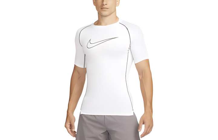 Nike Nike Fitness Clothing Men's White Moderate Straight Fit