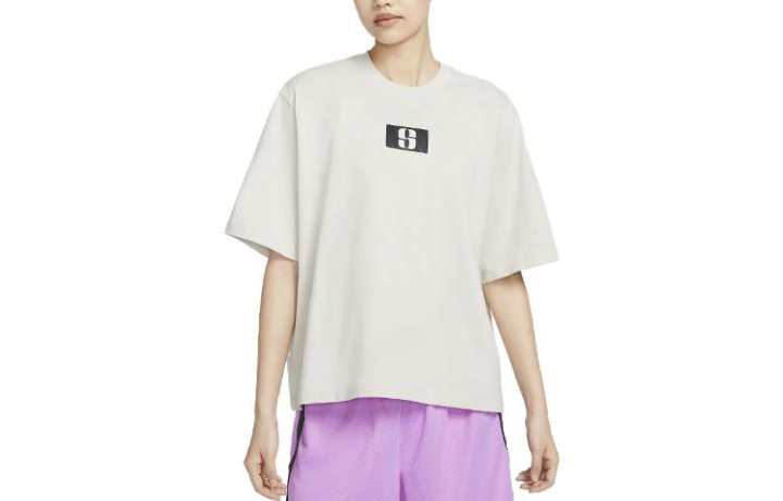 Nike Nike Drop Shoulder Sleeve T Shirt Women's Ivory White