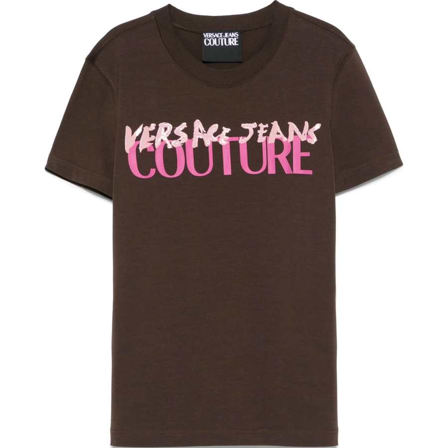 VERSACE JEANS COUTURE Logo stamp T shirt
